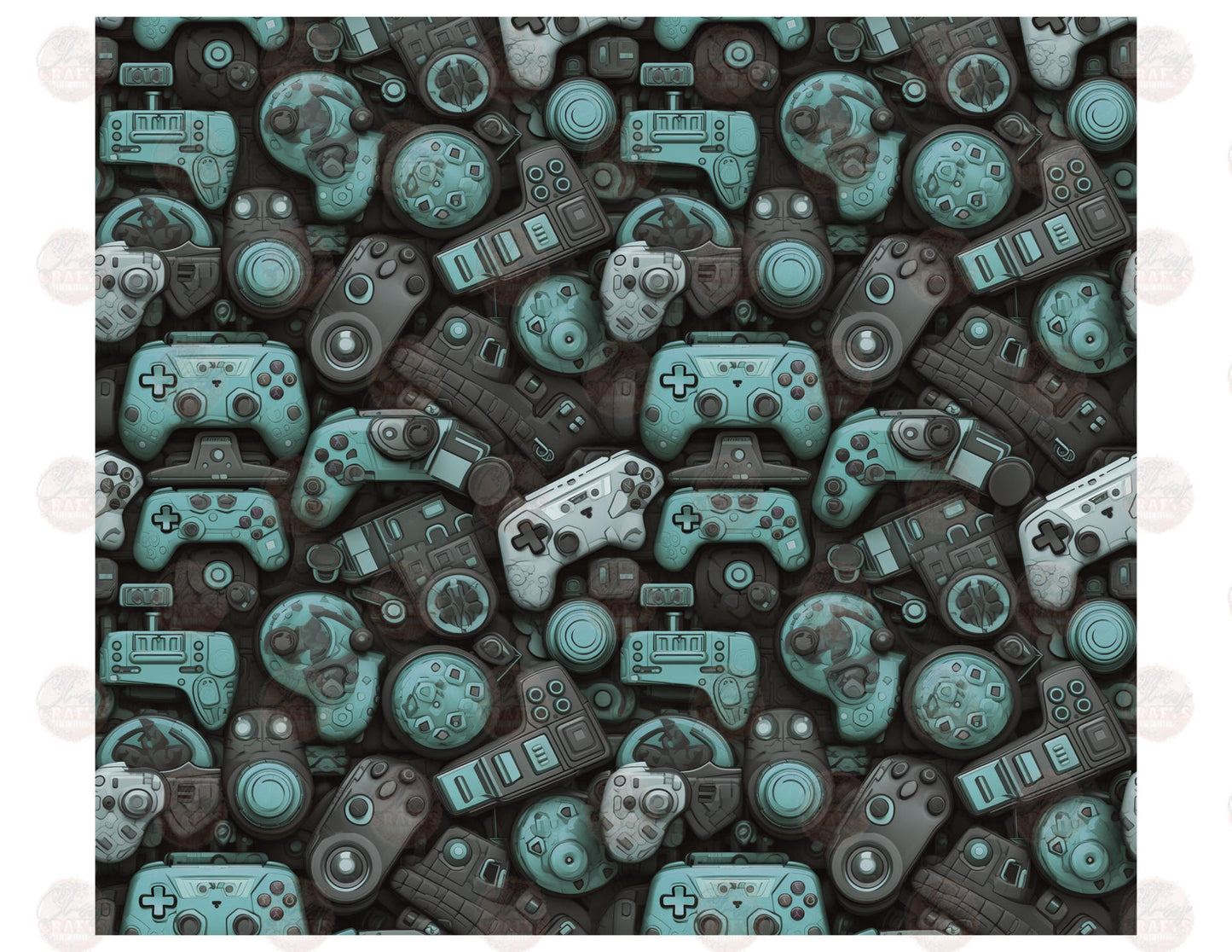 3D Gamer Tumbler Wrap