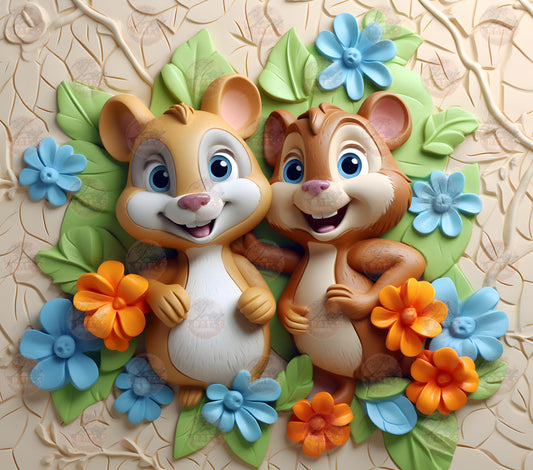 3D Happy Fellas Tumbler Wrap