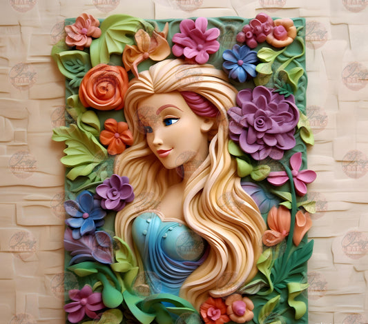 3D Queen Tumbler Wrap