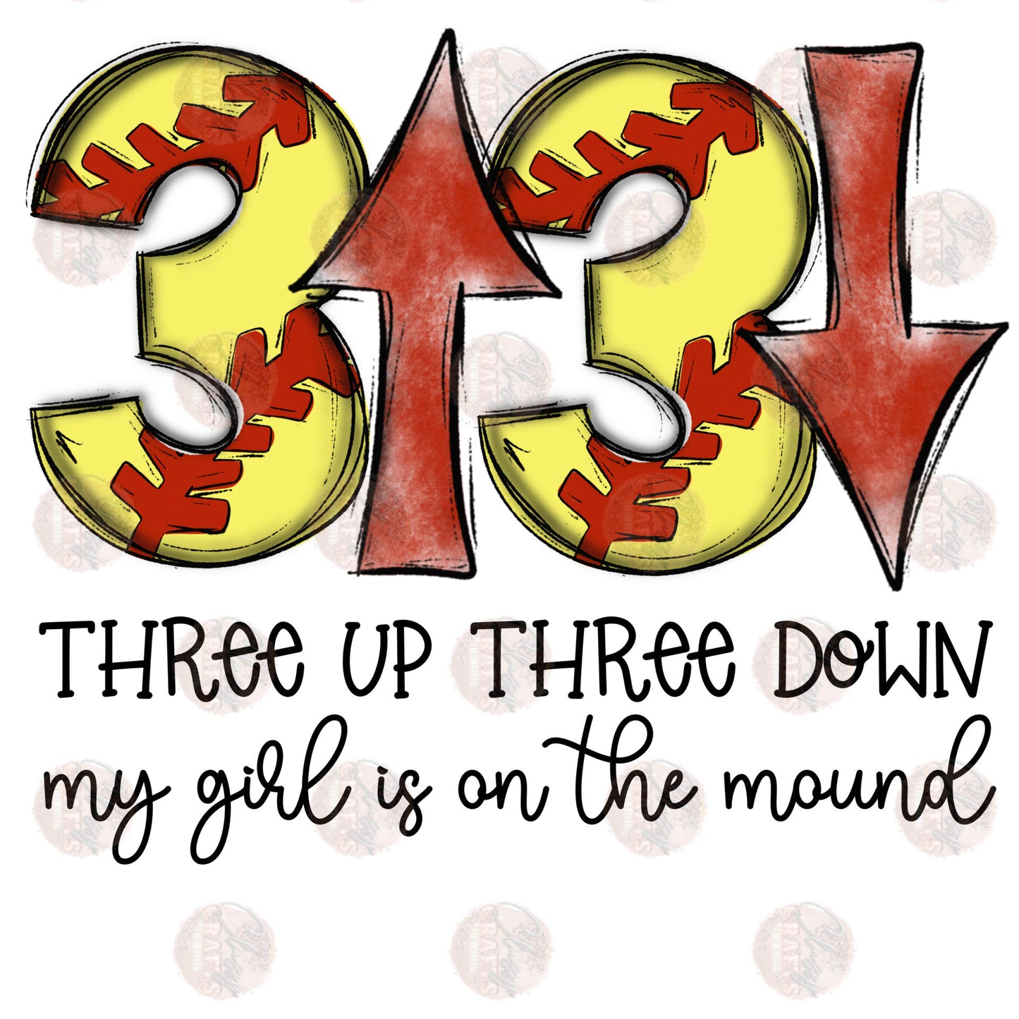 3 Up 3 Down Mound Softball Transfer