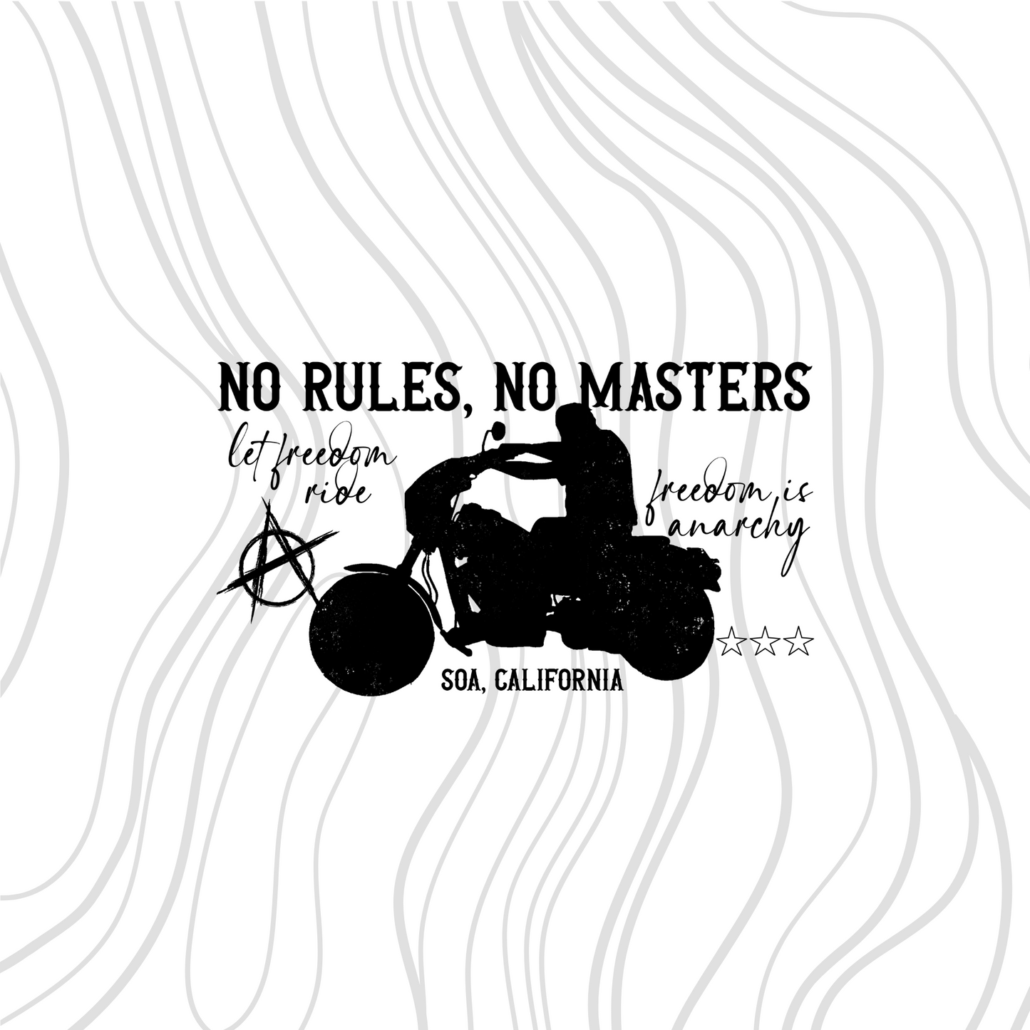 SOA - No Rules No Masters Black Transfer