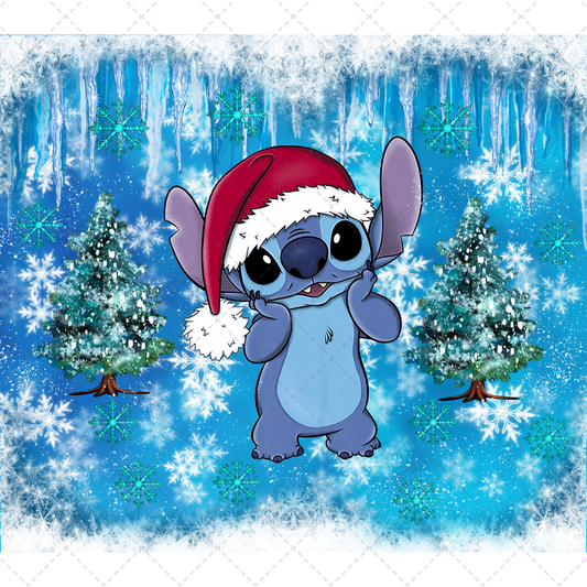 Winter Stichy Tumbler Transfer