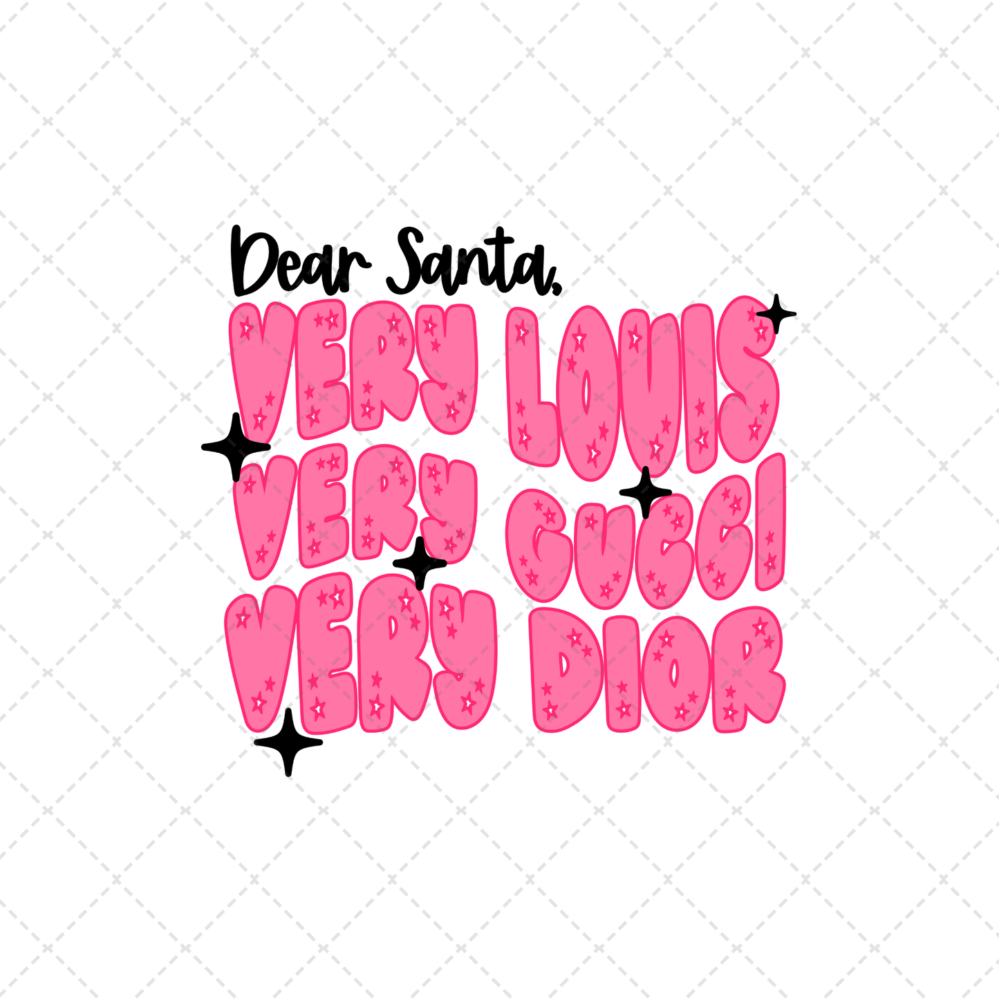 Dear Santa Bougie Transfer