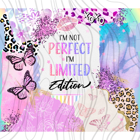I'm Not Perfect Tumbler Wrap