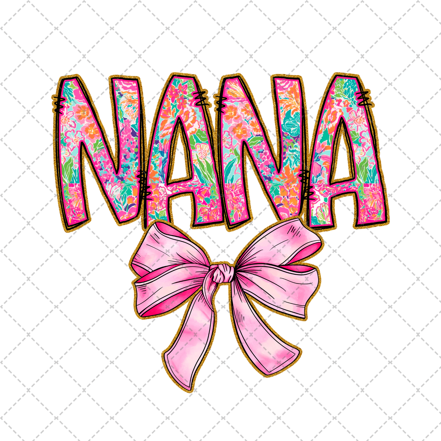 Nana Tropical Coquette Transfer