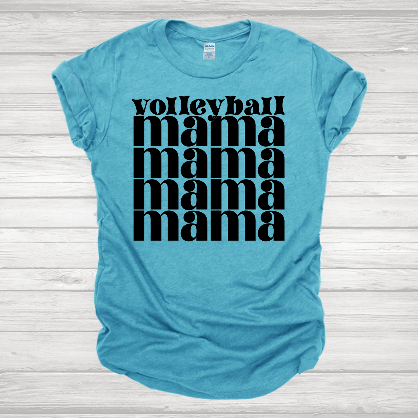 Volleyball Mama Retro Transfer