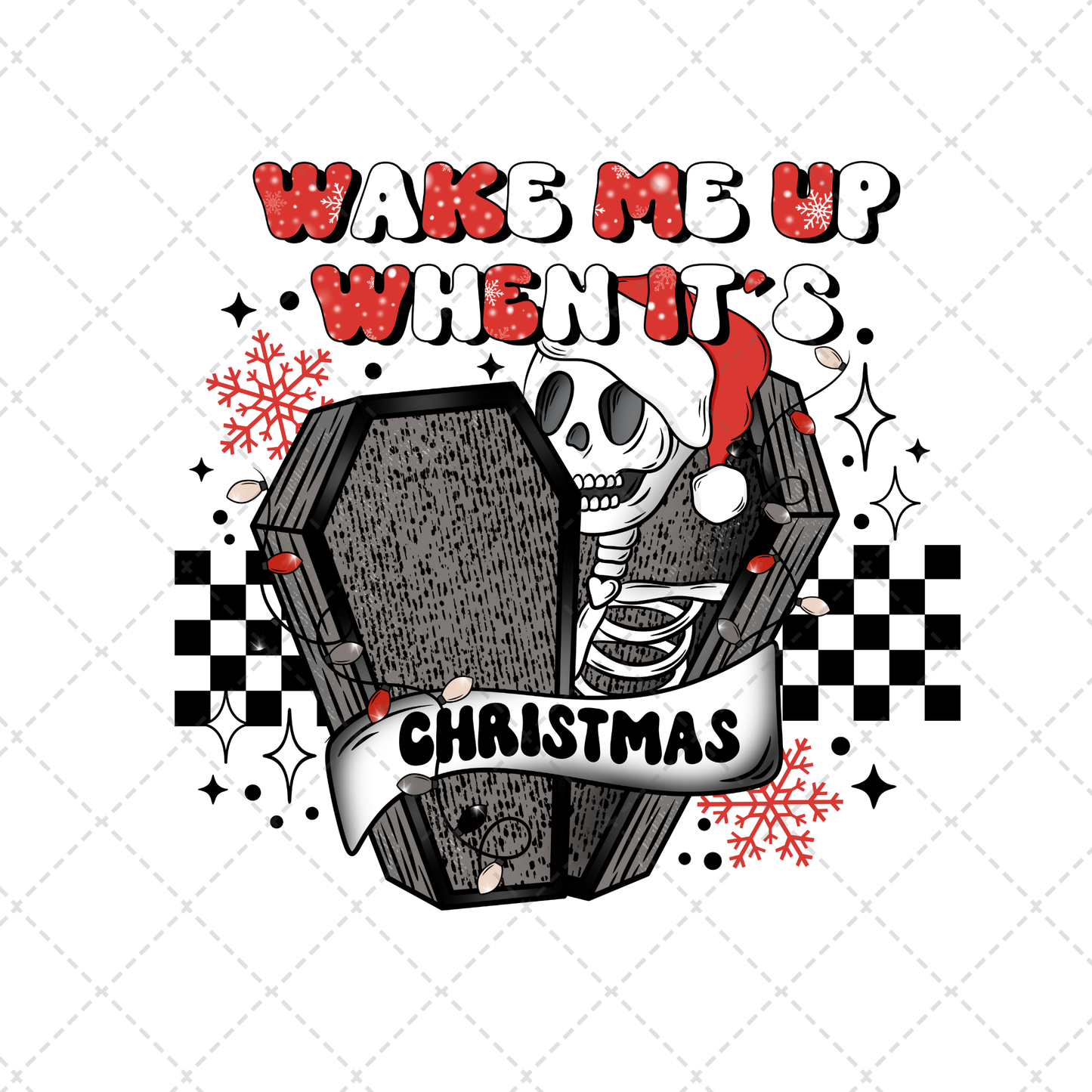 Wake Me Up Christmas ** TWO PART* SOLD SEPARATELY** Transfer