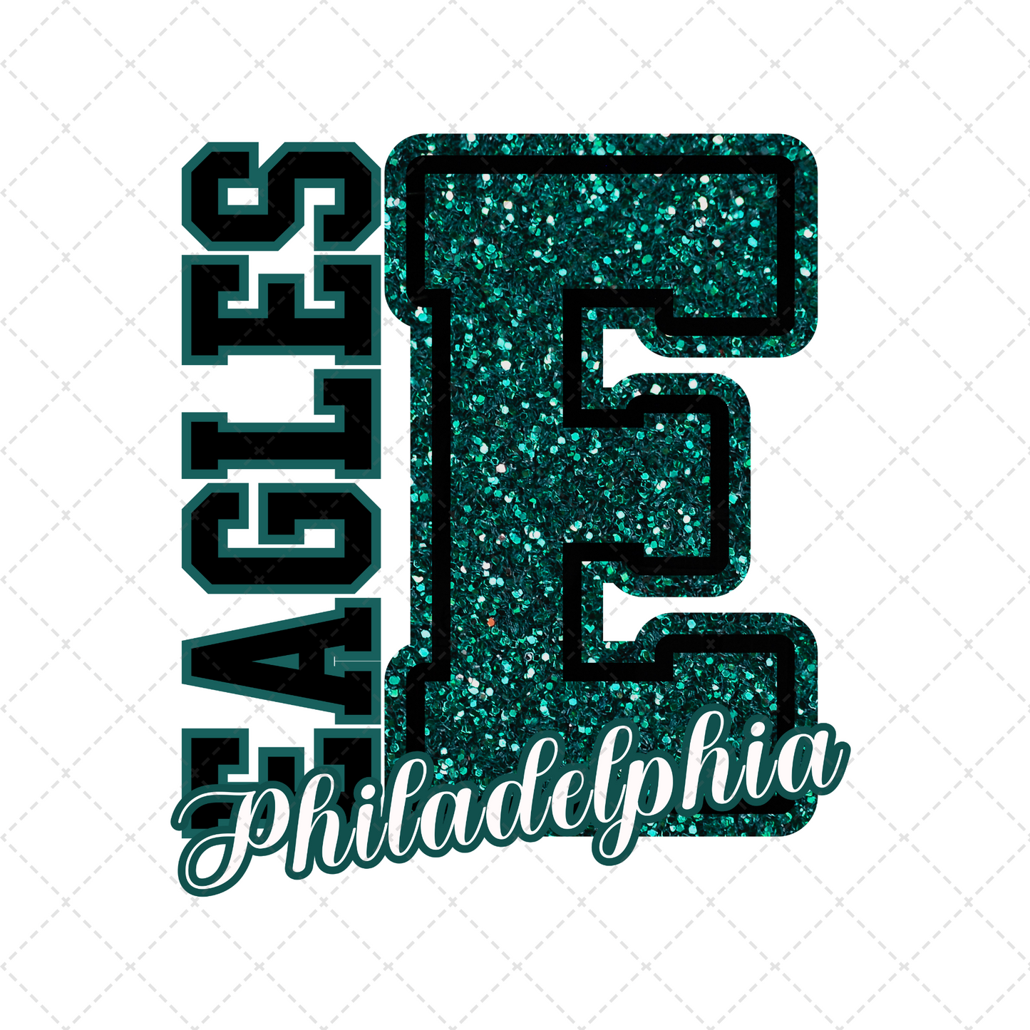 PE Faux Glitter Transfer