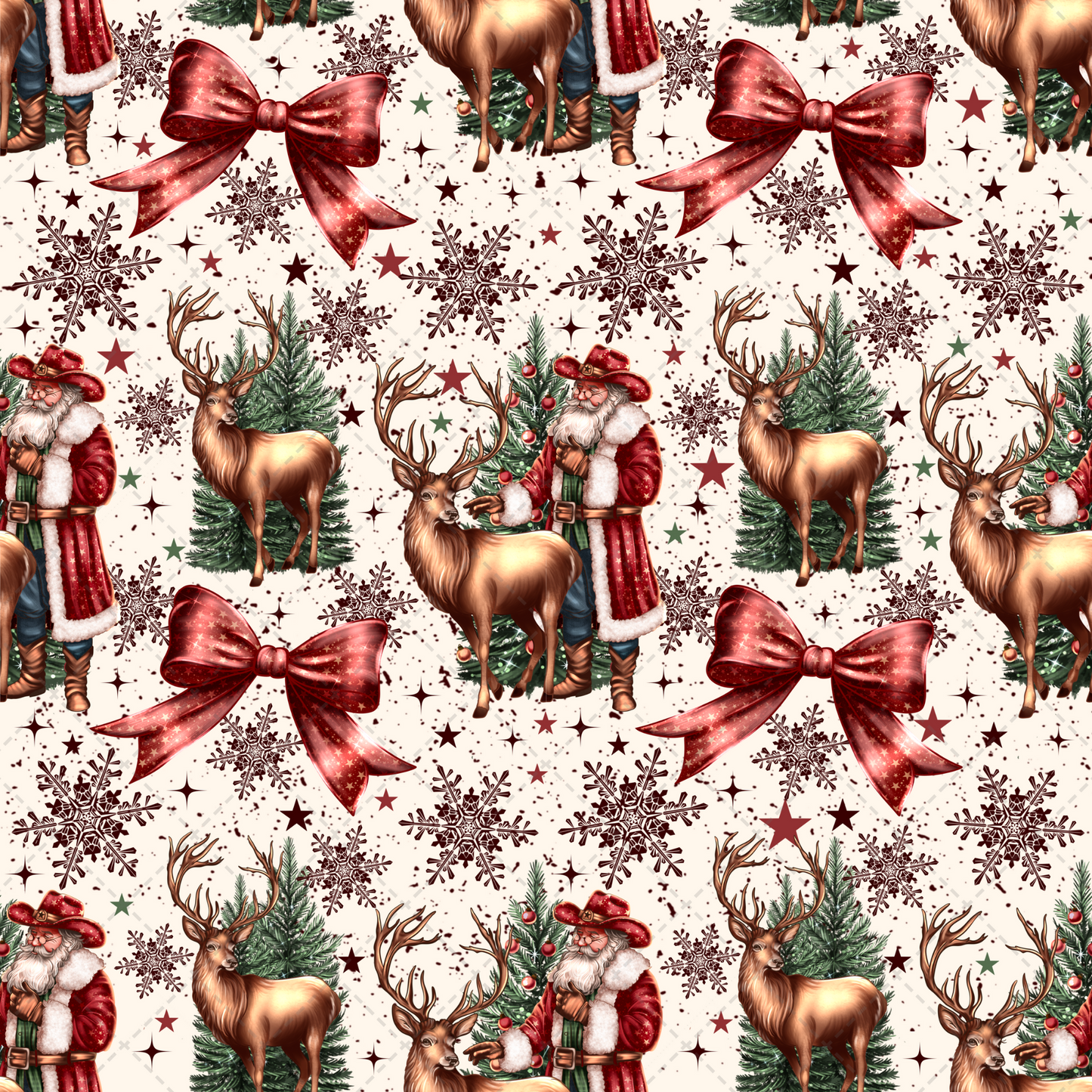 Howdy Christmas Seamless Transfer