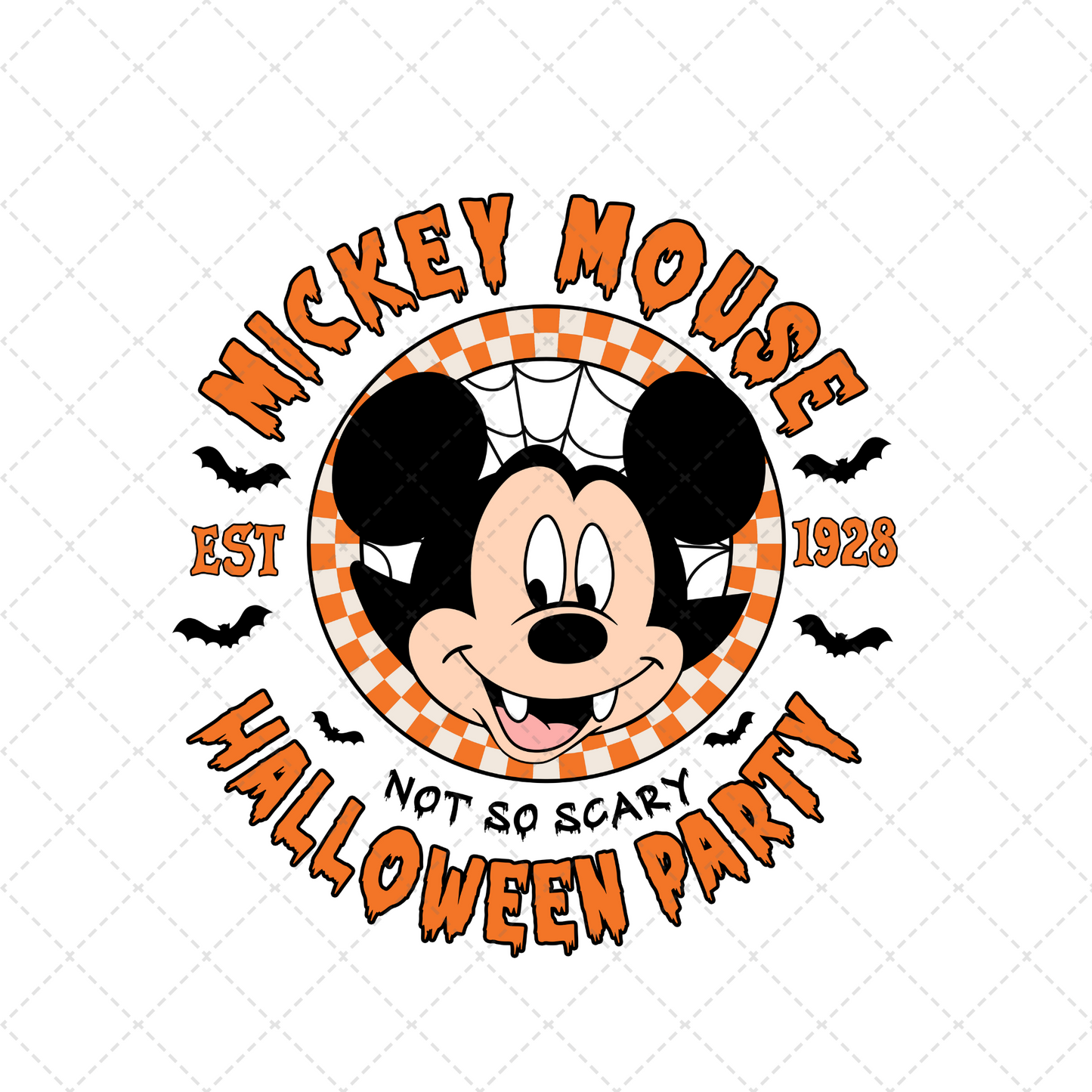 Mr Mouse Halloween Party Transfer