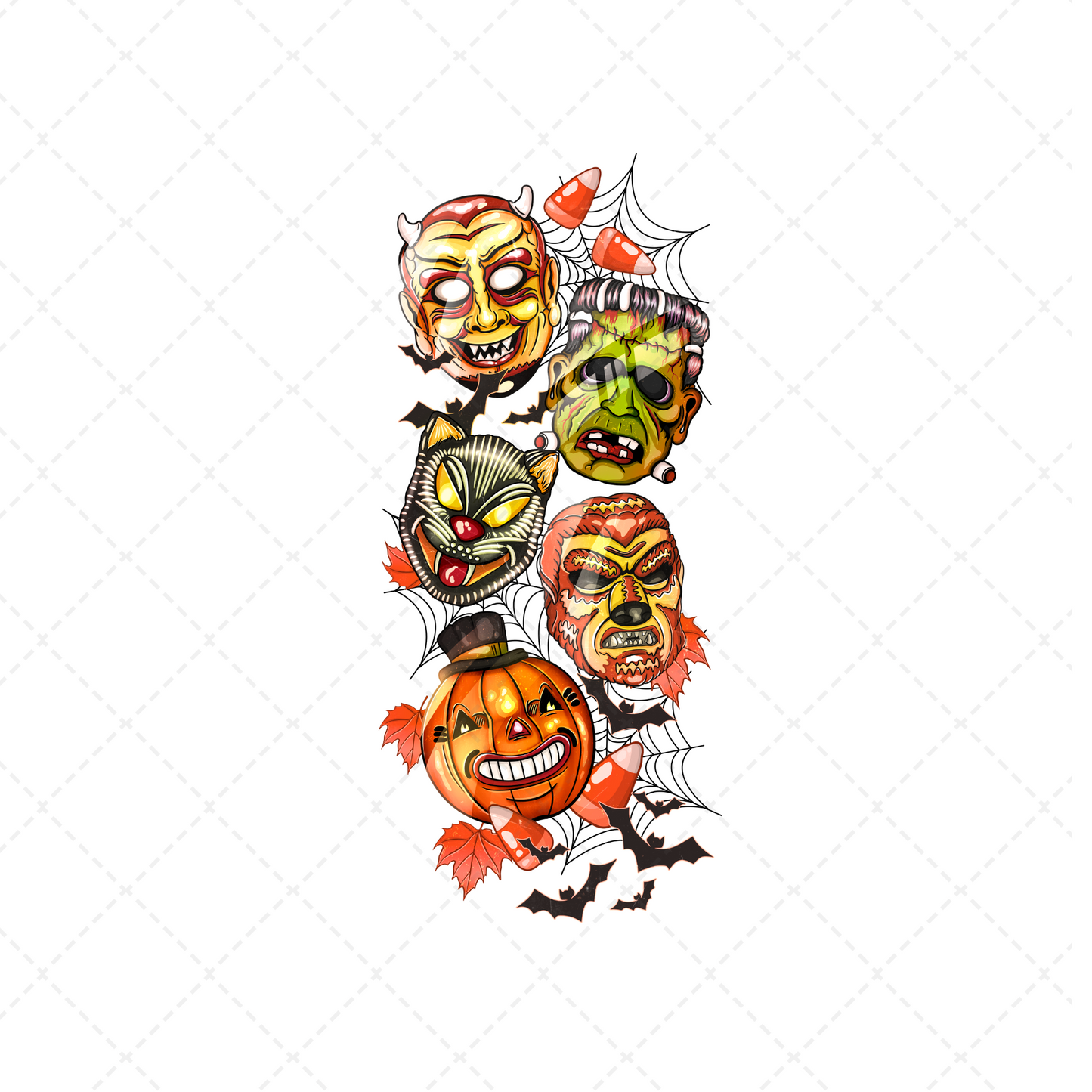 Vintage Mask Transfer ** TWO PART* SOLD SEPARATELY**