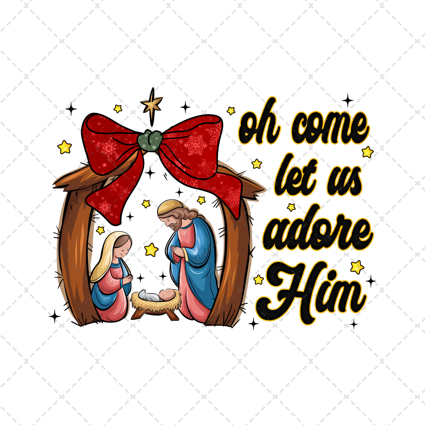 Oh Come Let Us Adore Him Transfer