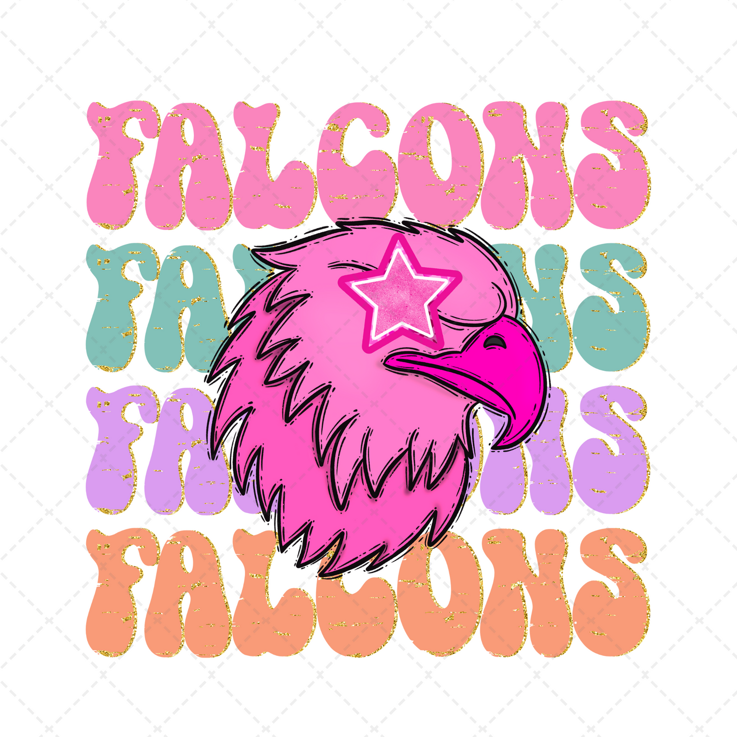 Falcons Preppy Transfer