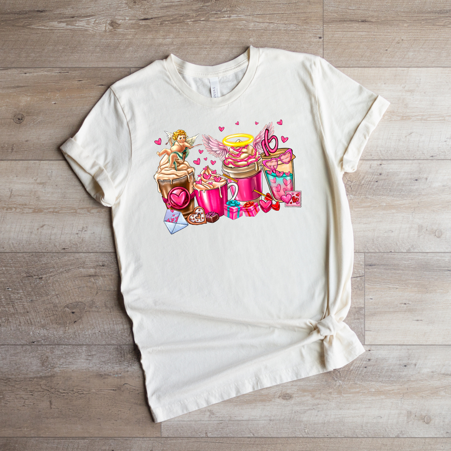 Valentine Coffee Cups Transfer
