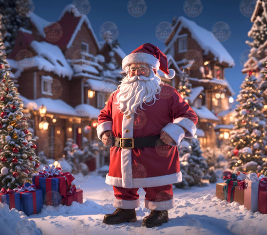 3D Christmas Night Tumbler Wrap