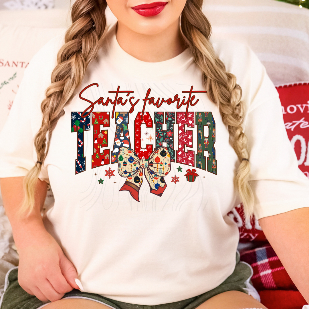 Santas Favorite Teacher Transfer