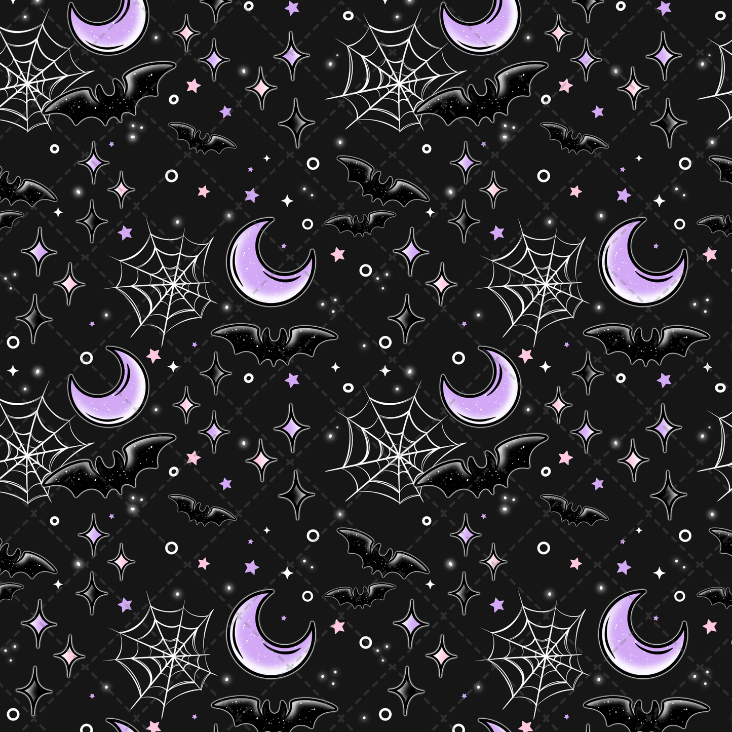 Bat Moon Seamless Transfer