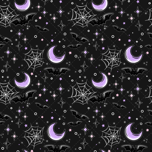 Bat Moon Seamless Transfer