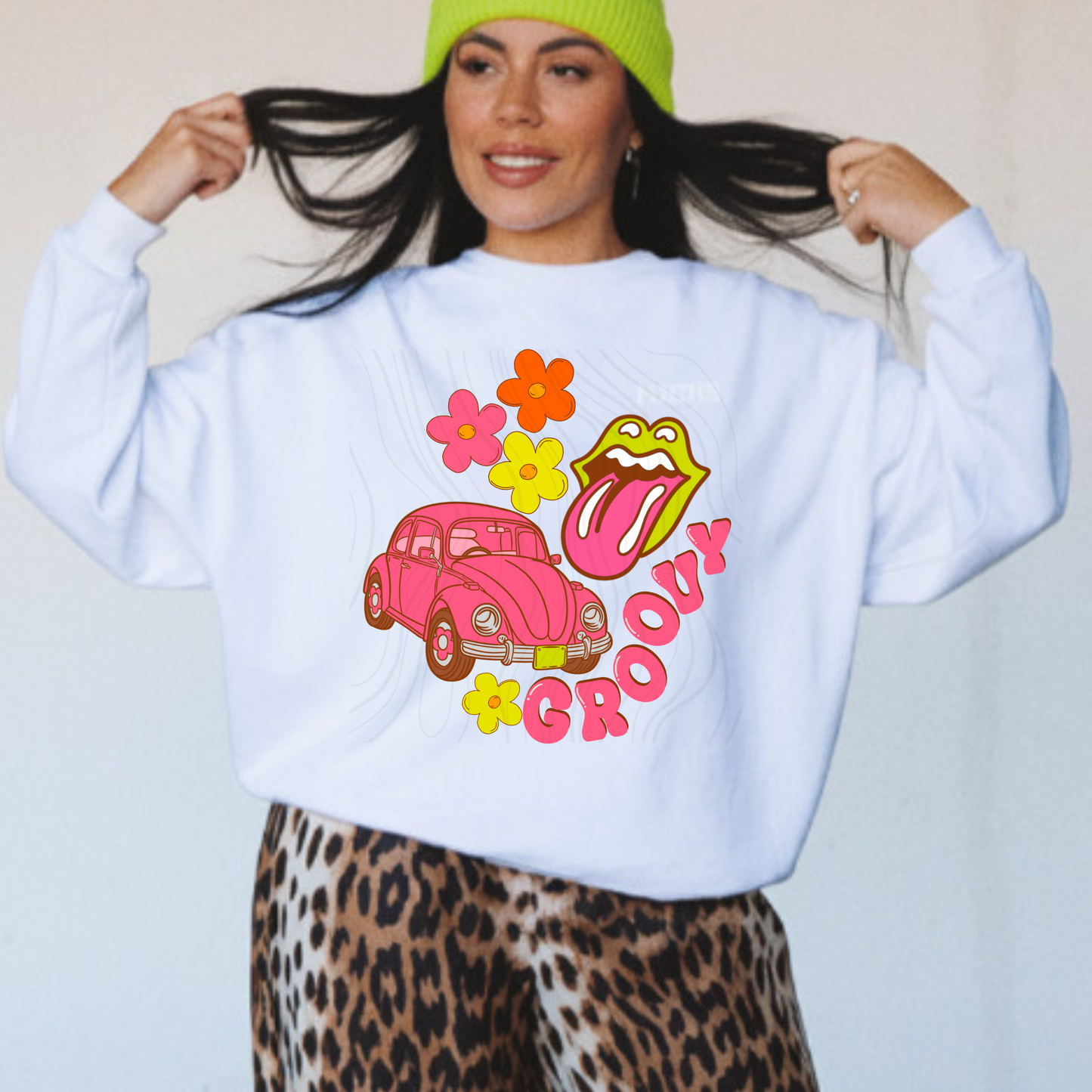 Vintage Groovy Transfer