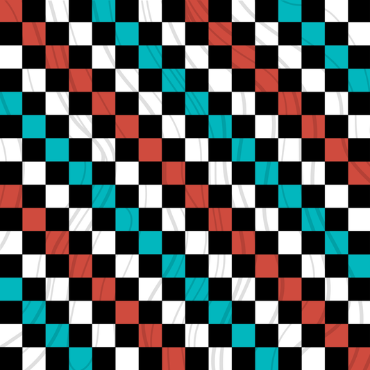 Patriotic Checker Seamless Transfer