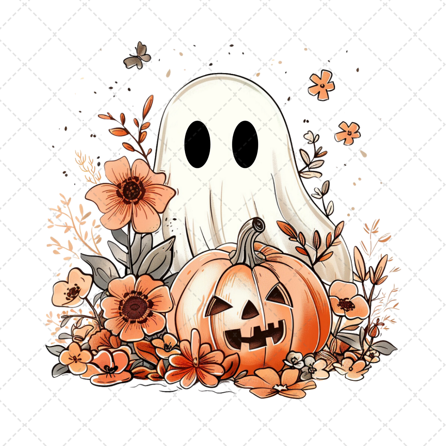 Floral Ghost Transfer