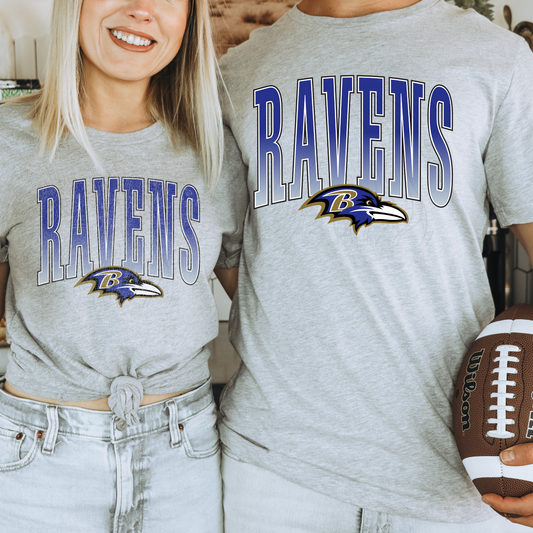 Raven Huge Football Tall Transfer