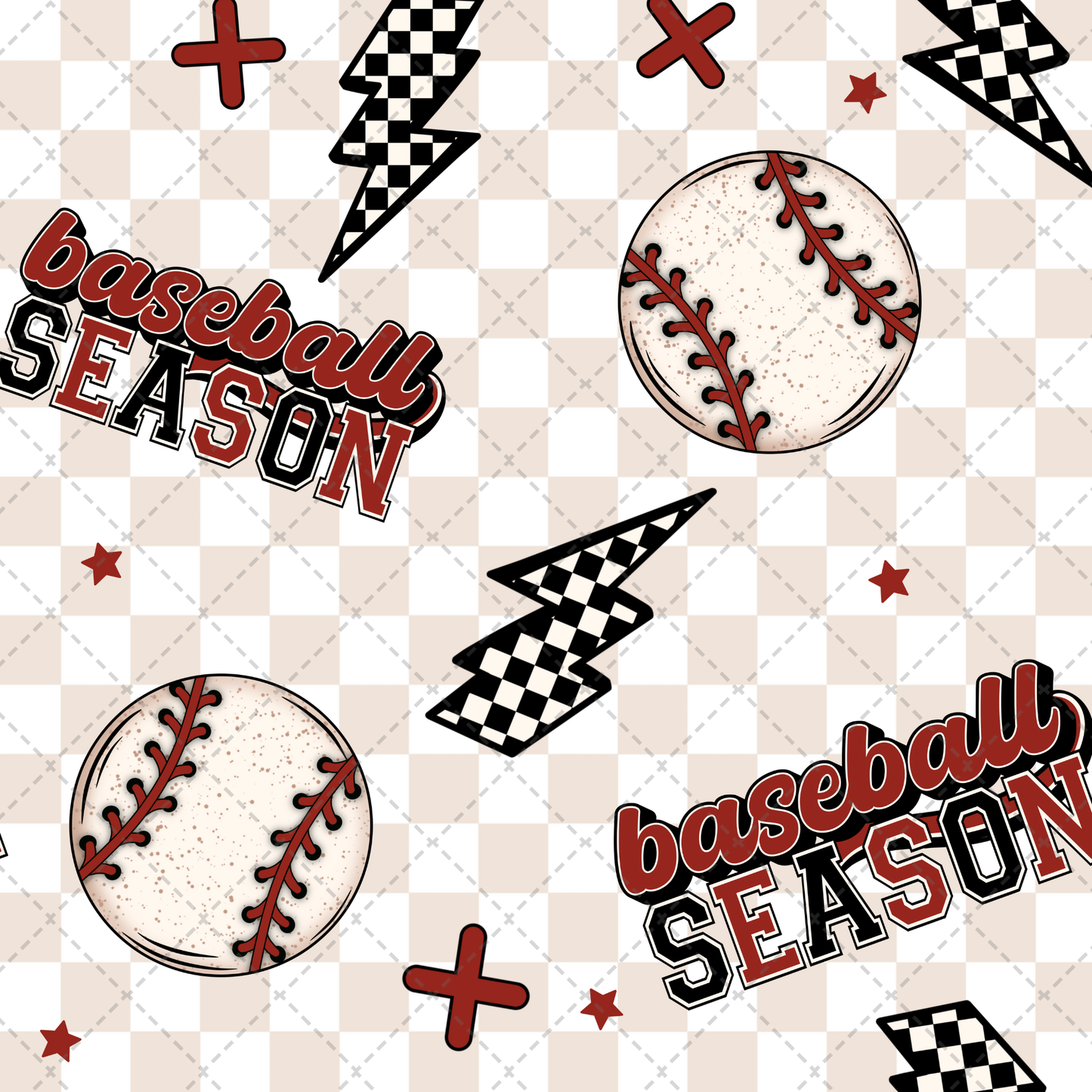 Baseball Season Seamless