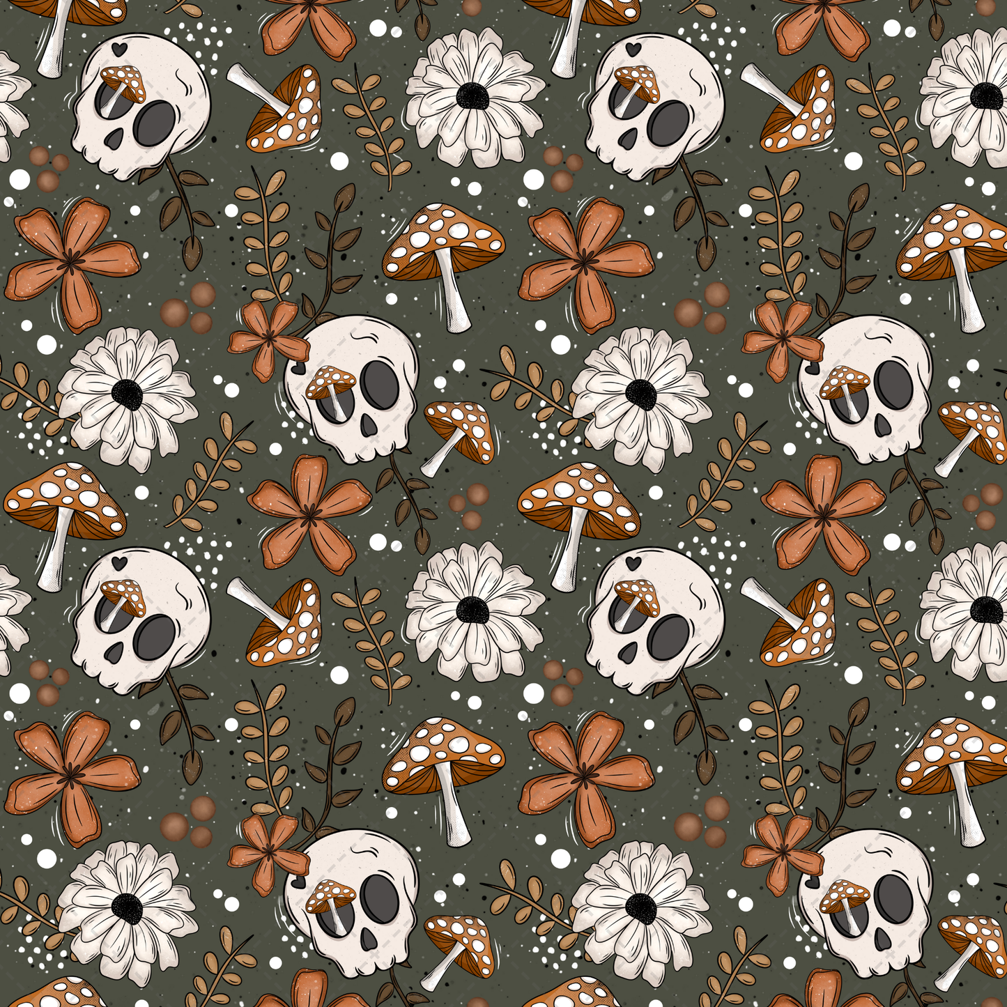 Mushroom Skellie Seamless