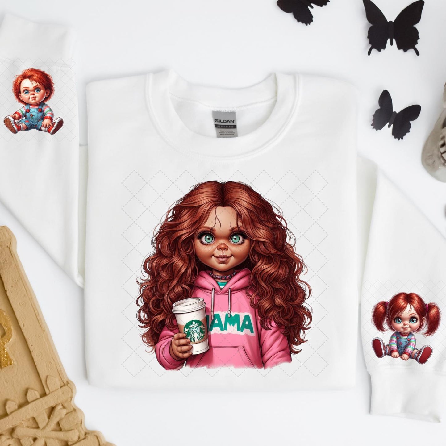 Doll Spooky Fam ** MULTI PART** SOLD SEPARATELY** Transfer