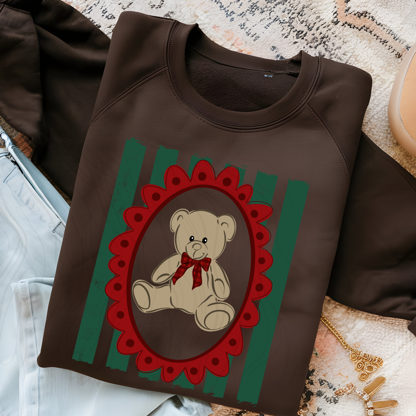 Christmas Bear Transfer**SOLD SEPARATELY**