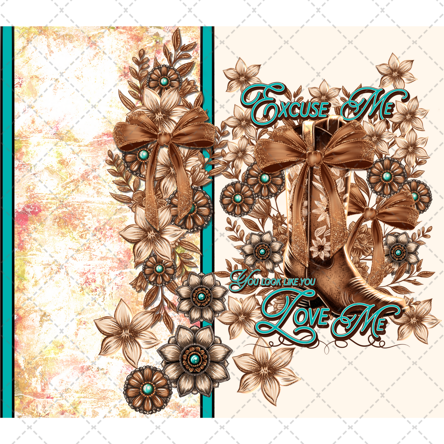 Excuse Me Tumbler Transfer