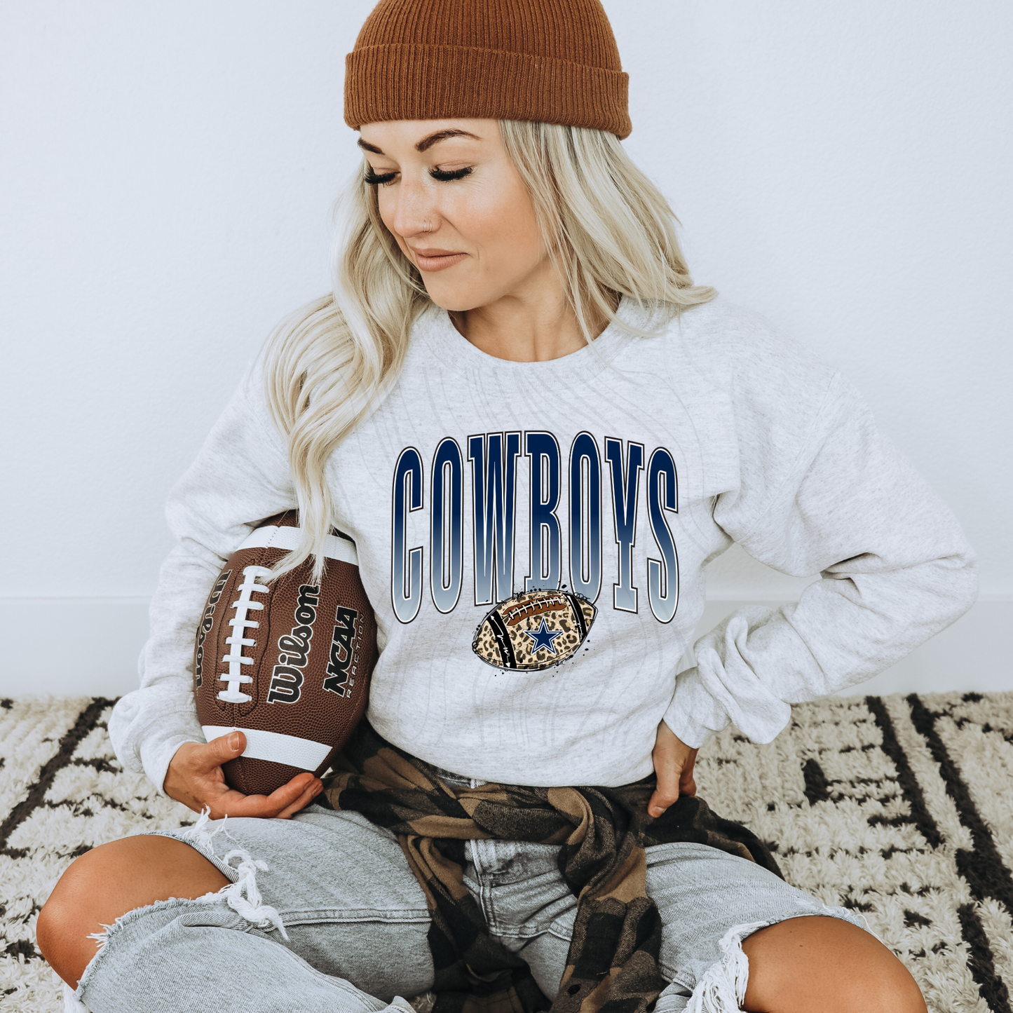 Cowboy Huge Football Tall Transfer