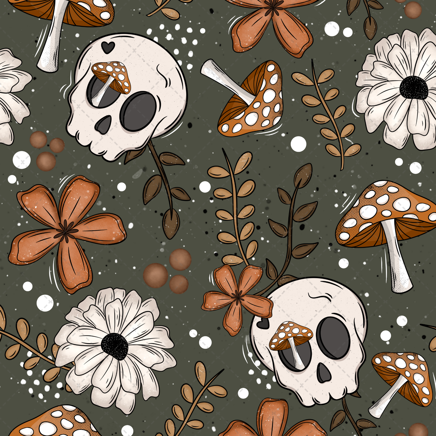 Mushroom Skellie Seamless 1