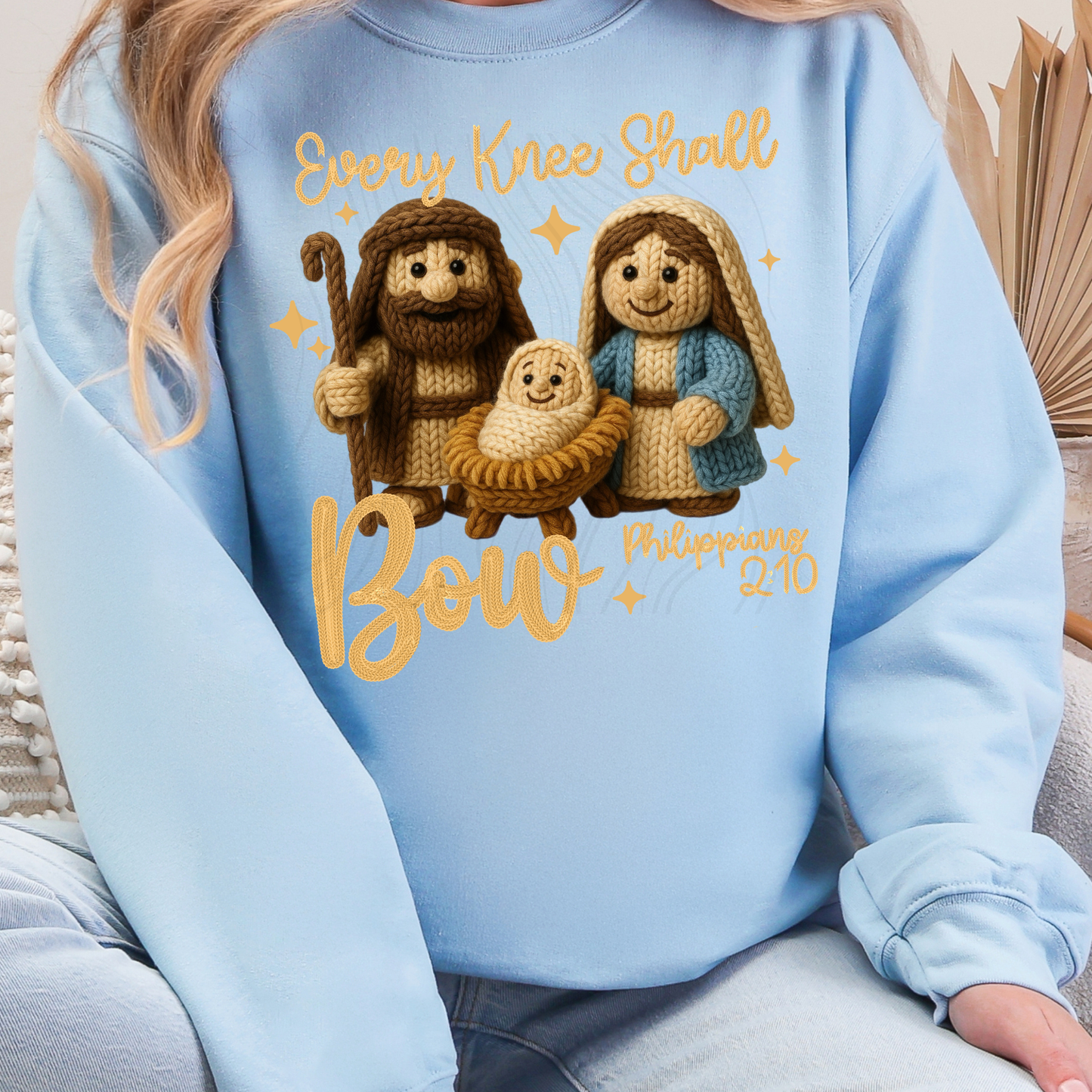 Every Knee Faux Yarn Transfer