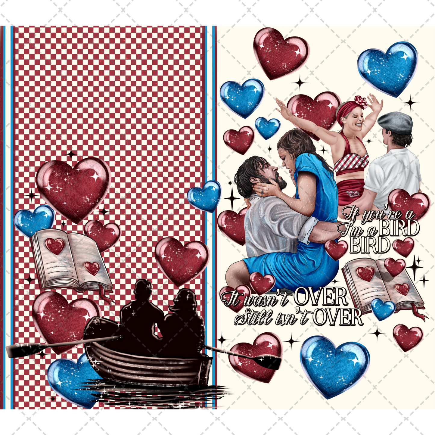 Love Notebook Tumbler Transfer