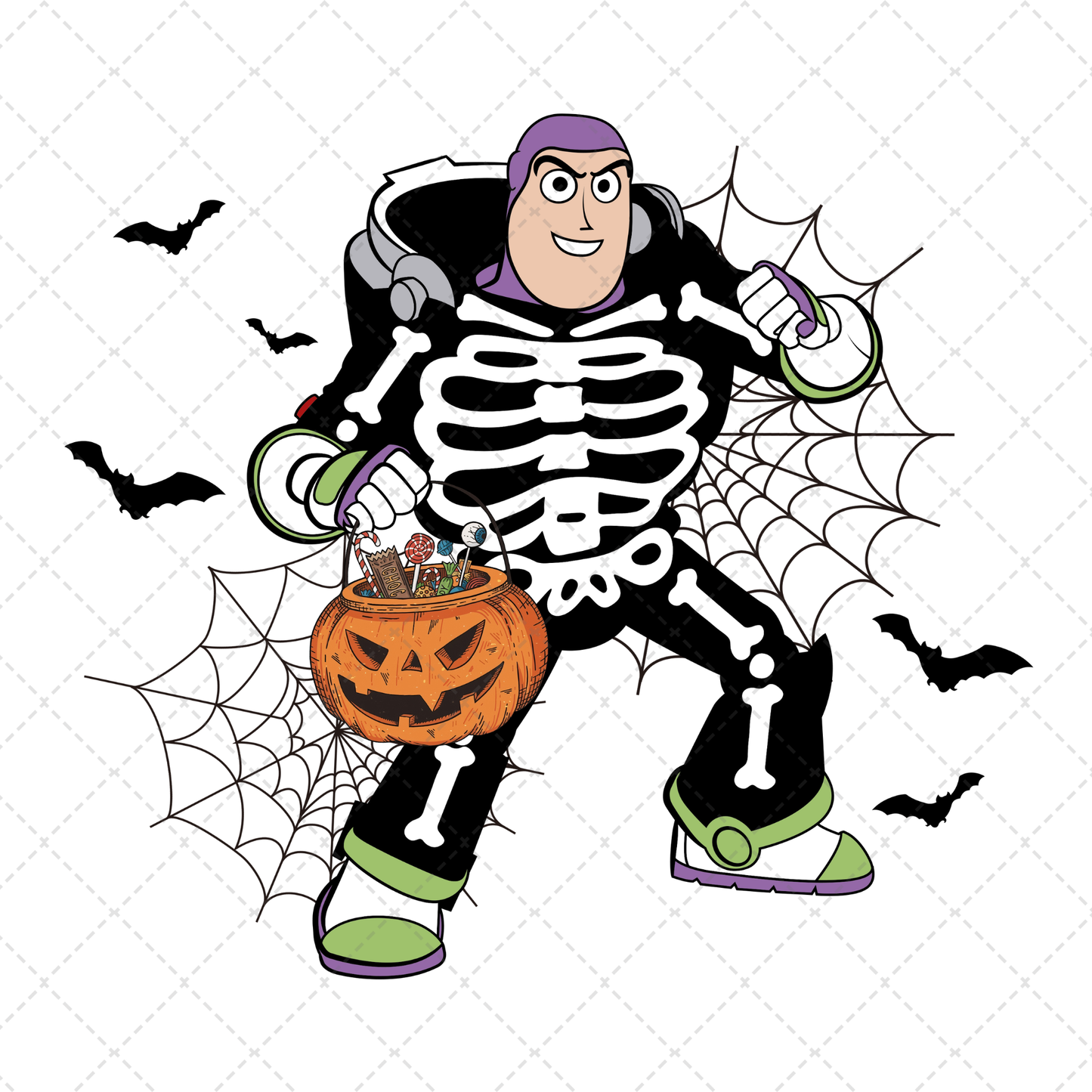 Spooky B Light Man Transfer