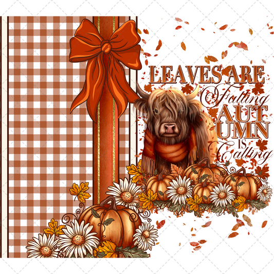 Autumn Is Calling Tumbler Wrap