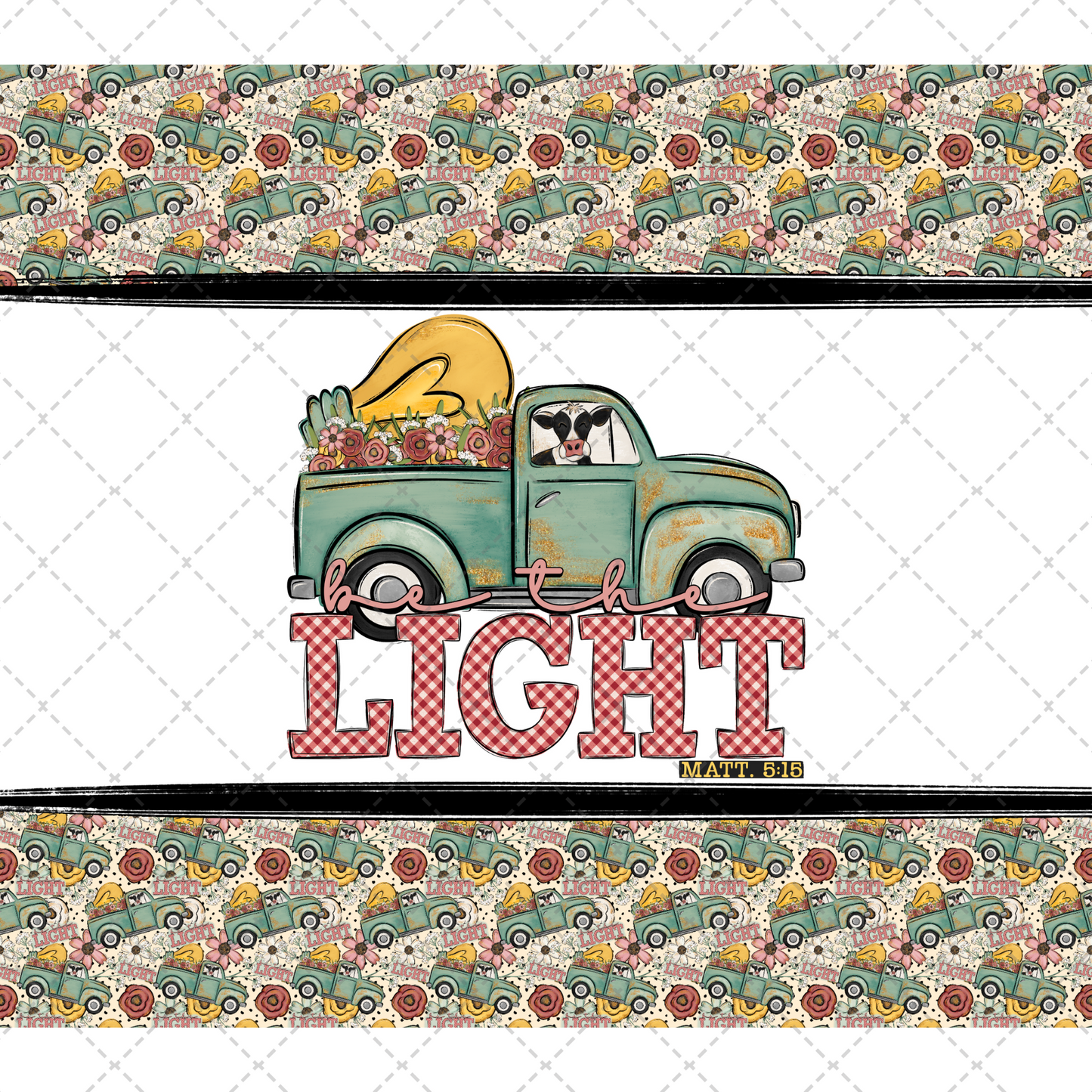 Be The Light Tumbler Transfer