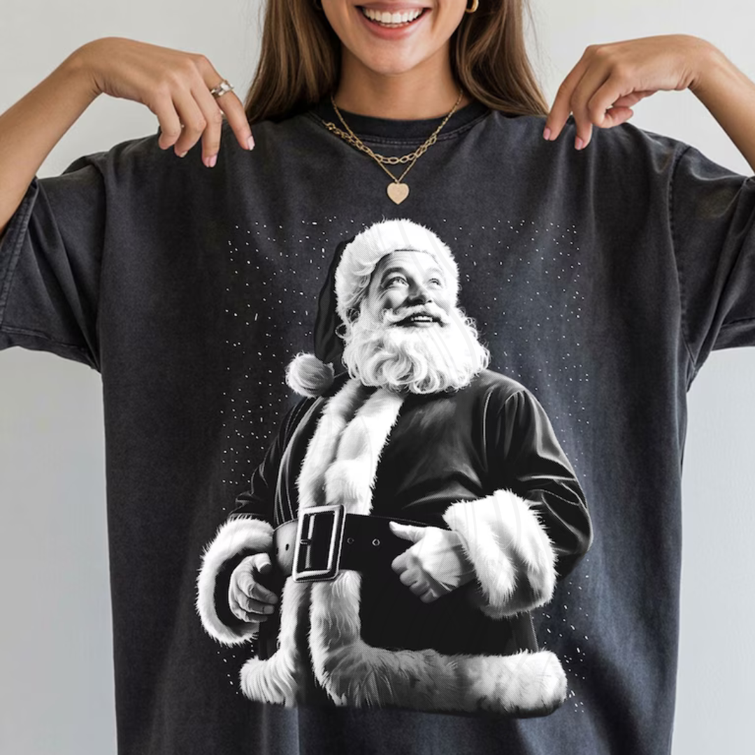 Vintage Santa Transfer