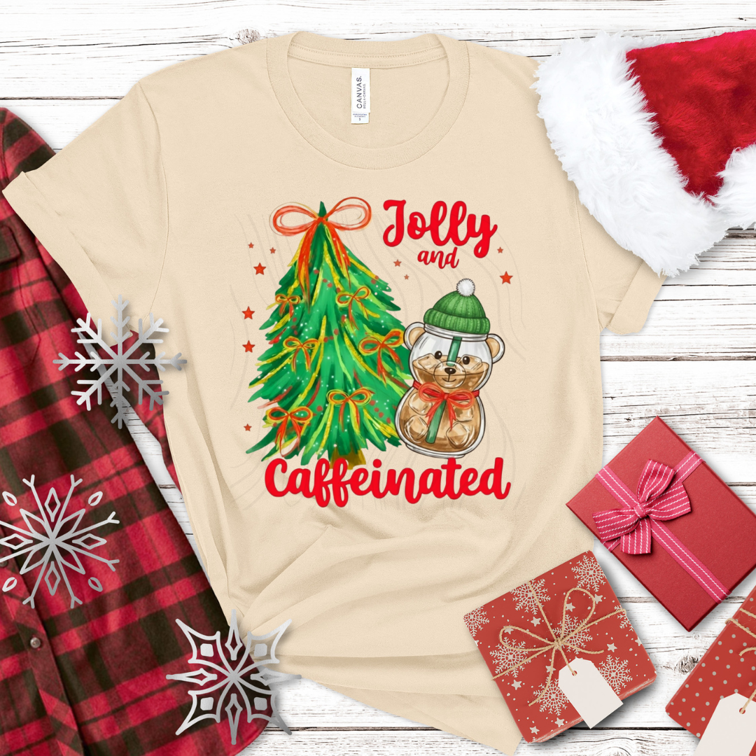 Christmas Tree Coffee SB Bear Transfer