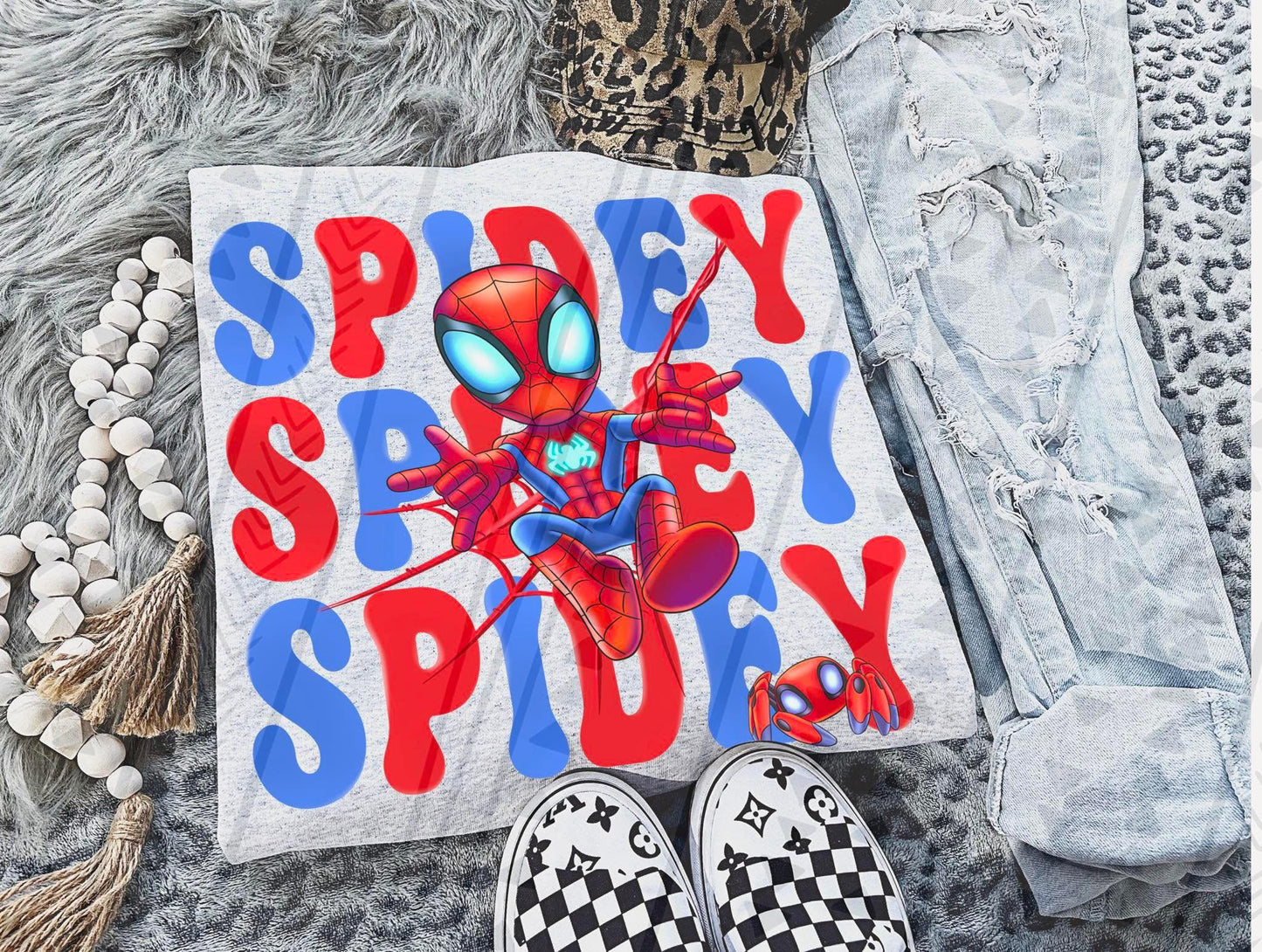 Stacked Spidey Transfer