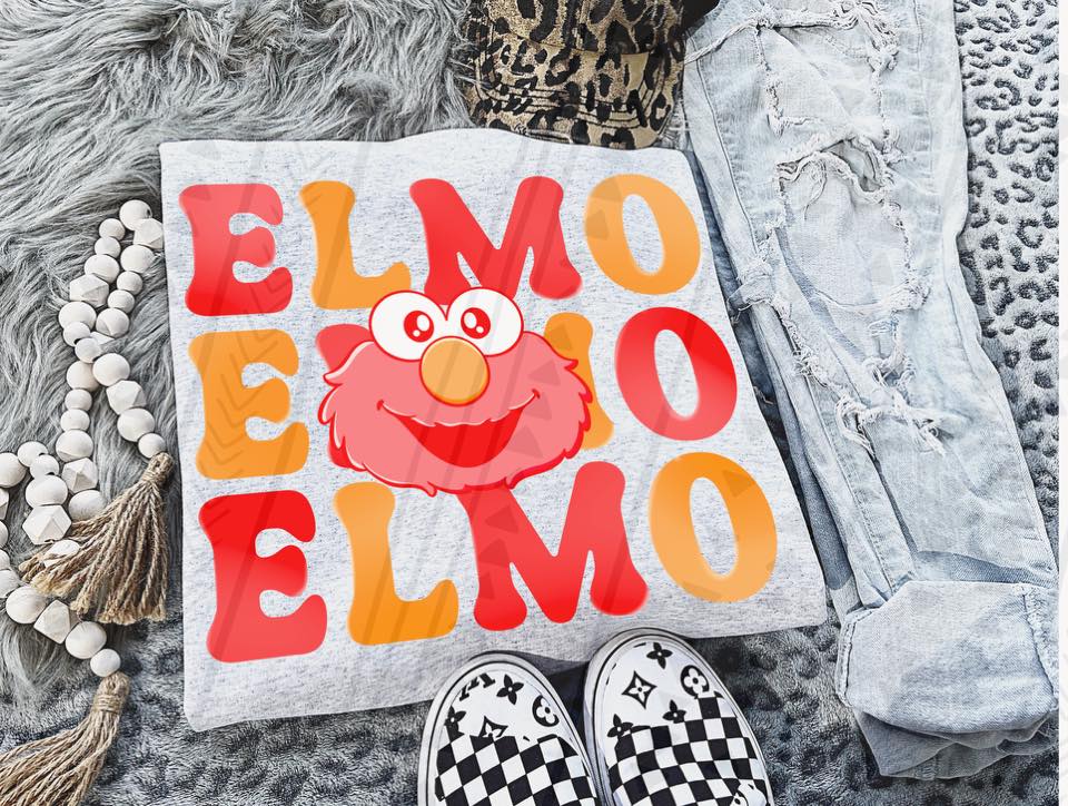 Stacked Red Character Transfer