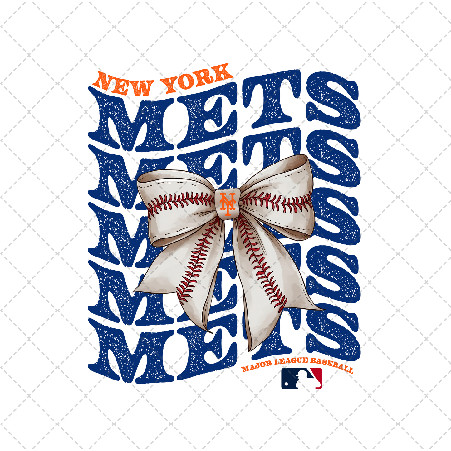 Mets Coquette Transfer ** TWO PART* SOLD SEPARATELY**