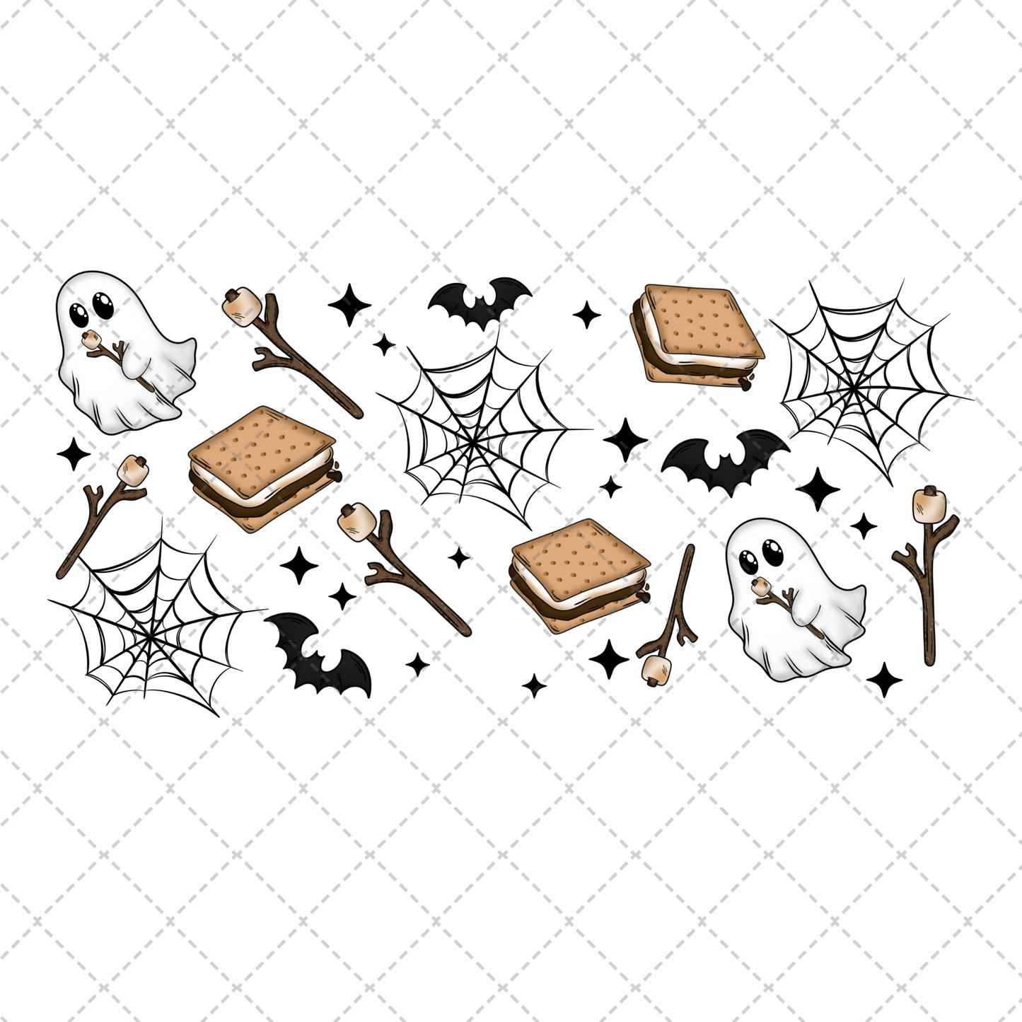 Spooky S'more Campfire 16oz Libbey Wrap