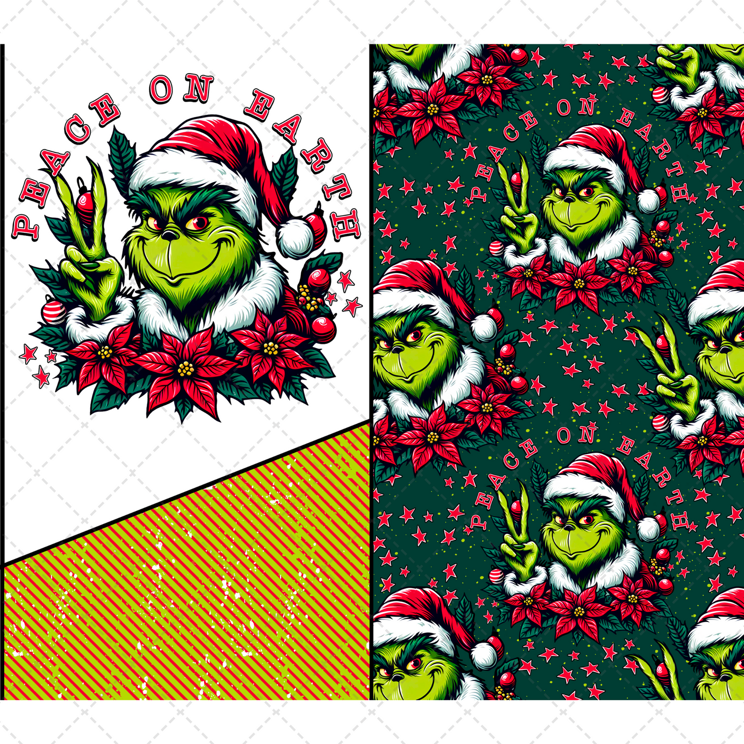 Peace On Earth Tumbler Transfer