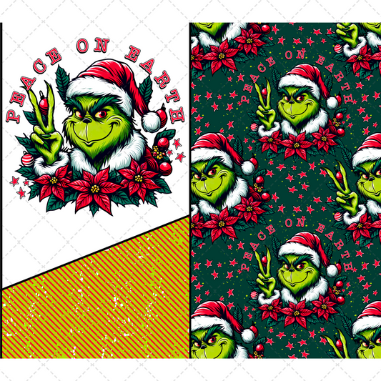 Peace On Earth Tumbler Transfer