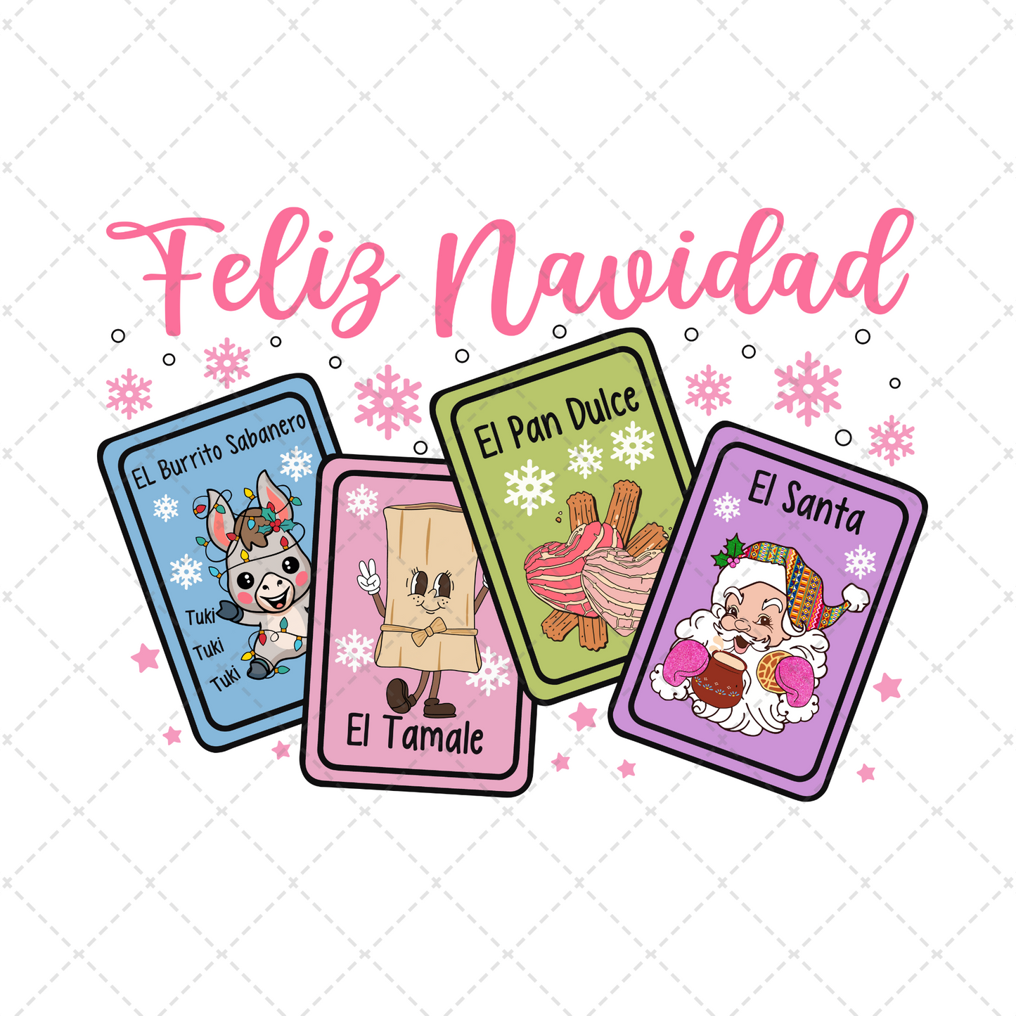 Pan Dulce Feliz Navidad Transfer