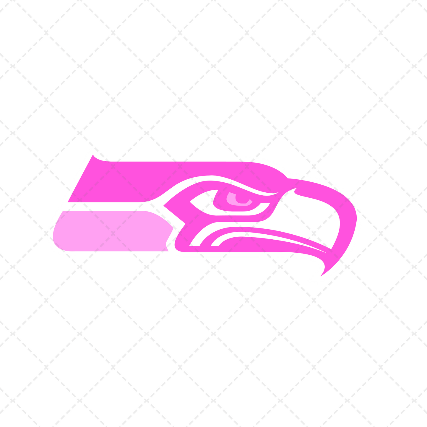Hawks Pink Transfer