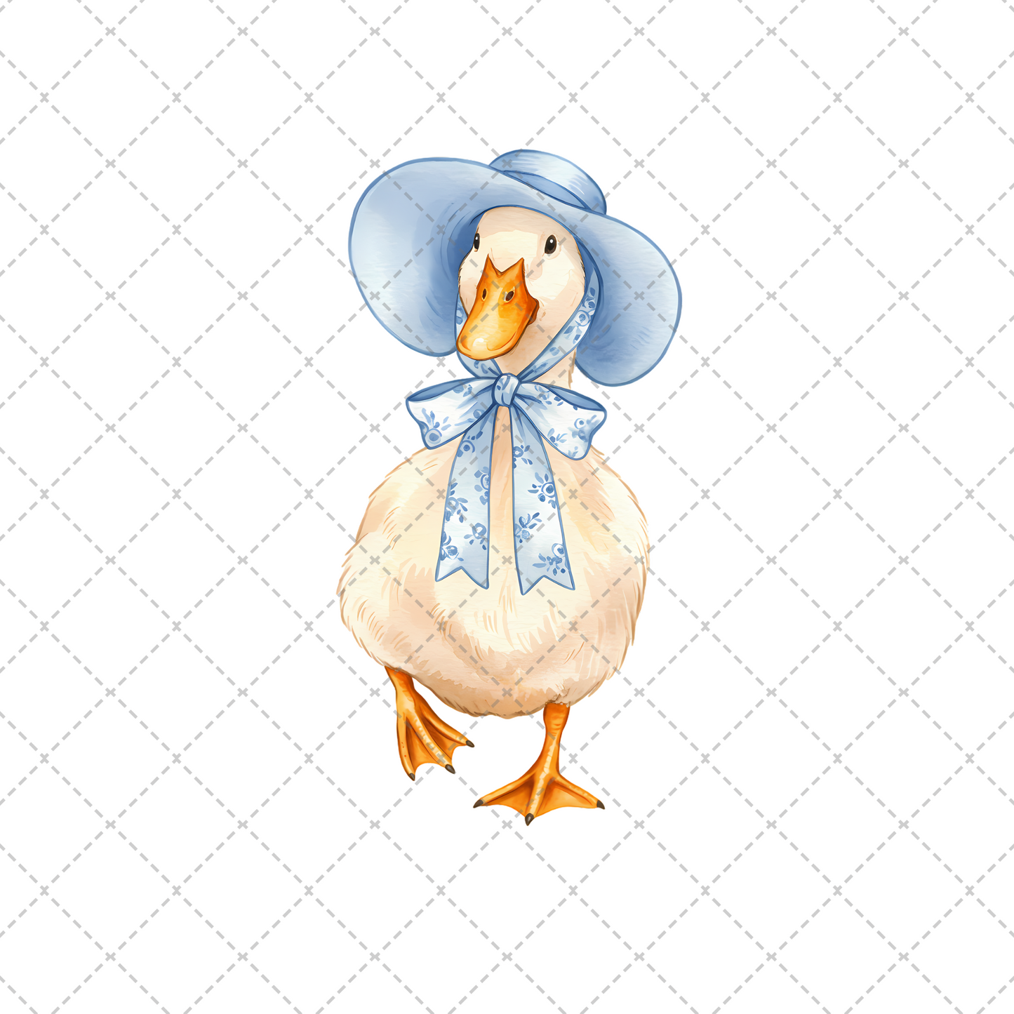 Blue Mama Goose Transfer ** TWO PART* SOLD SEPARATELY**