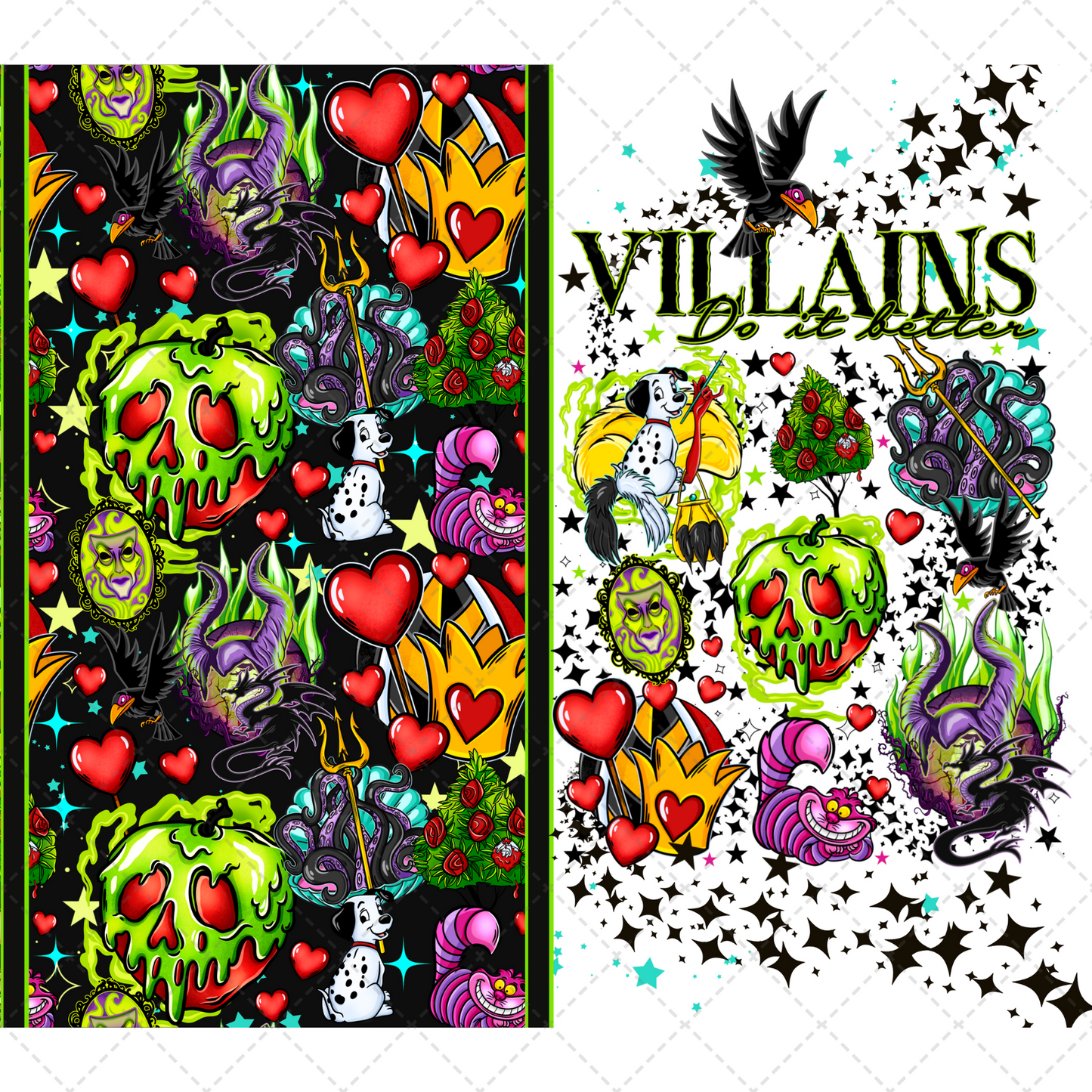 Villains Tumbler Wrap